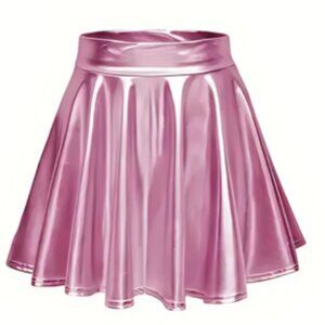 Shimmery Skater Skirt